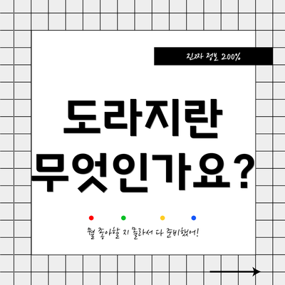 도라지란 무엇인가요?