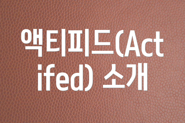 액티피드(Actifed) 소개