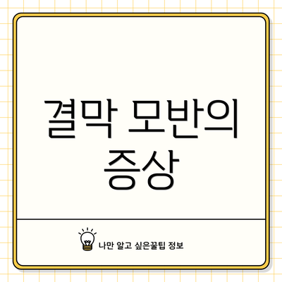 결막 모반의 증상
